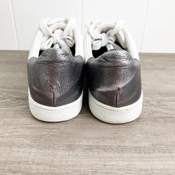 VINCE Varin Leather Lace Up Sneakers - Picture 5 of 9